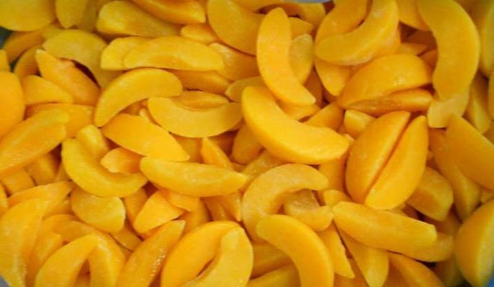 Frozen Yellow Peach sliced